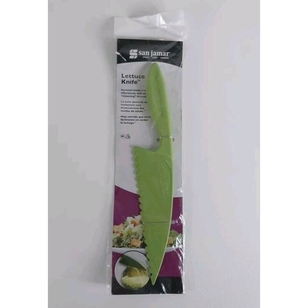 San Jamar Lettuce knife‎ Green Serrated Plastic